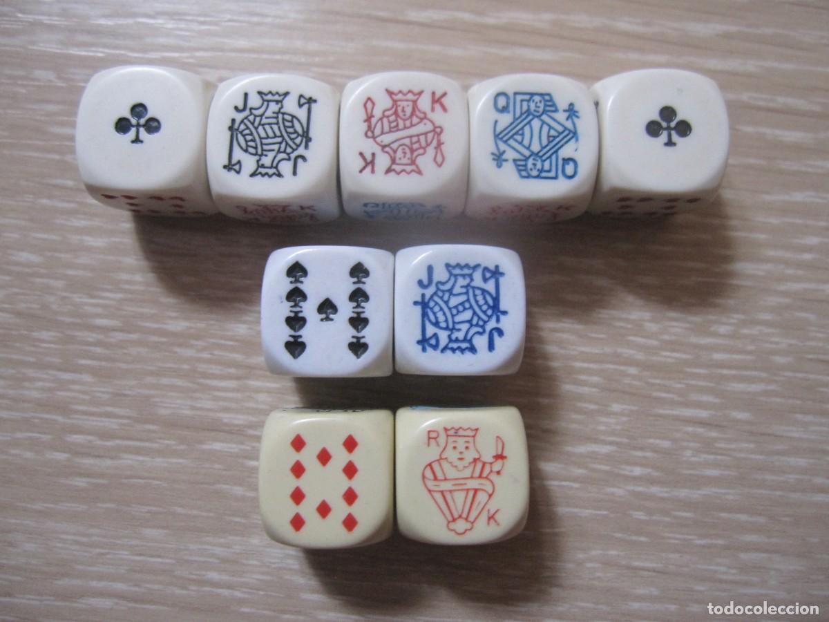 Juegos de mesa: 9 DADOS DE POKER CON CUBILETE - Foto 2