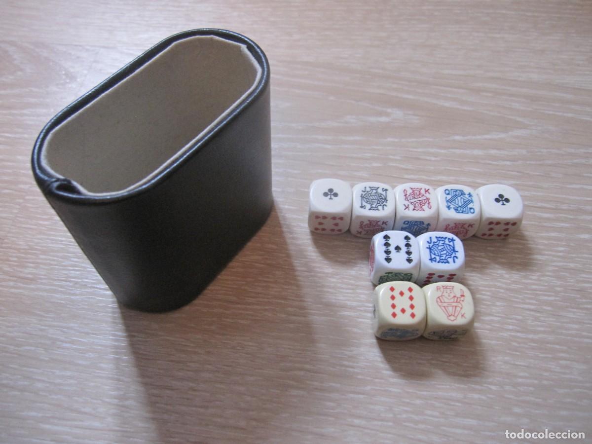 Juegos de mesa: 9 DADOS DE POKER CON CUBILETE - Foto 3