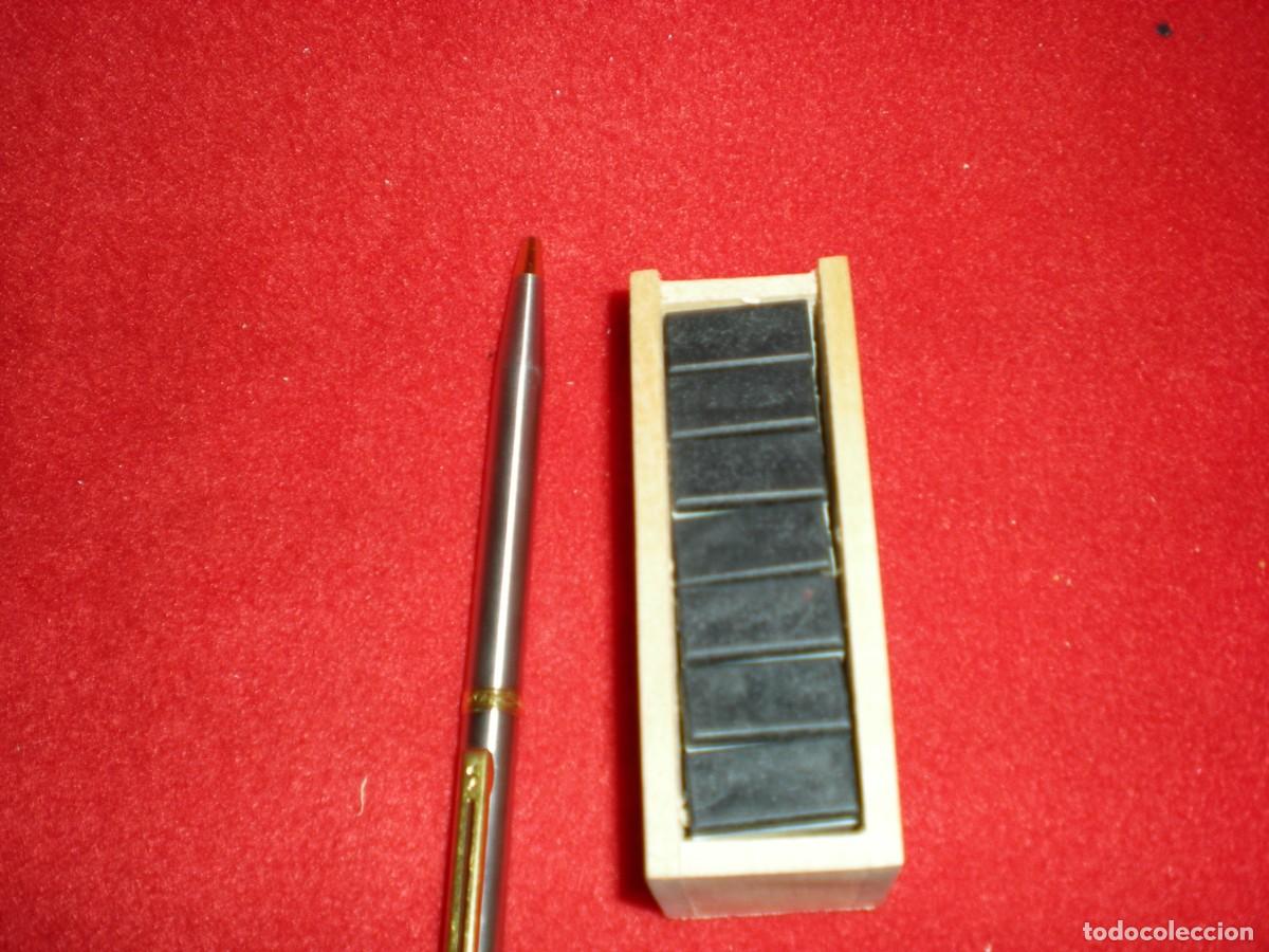 Juegos de mesa: Mini domin&oacute; en caja de madera - Foto 3