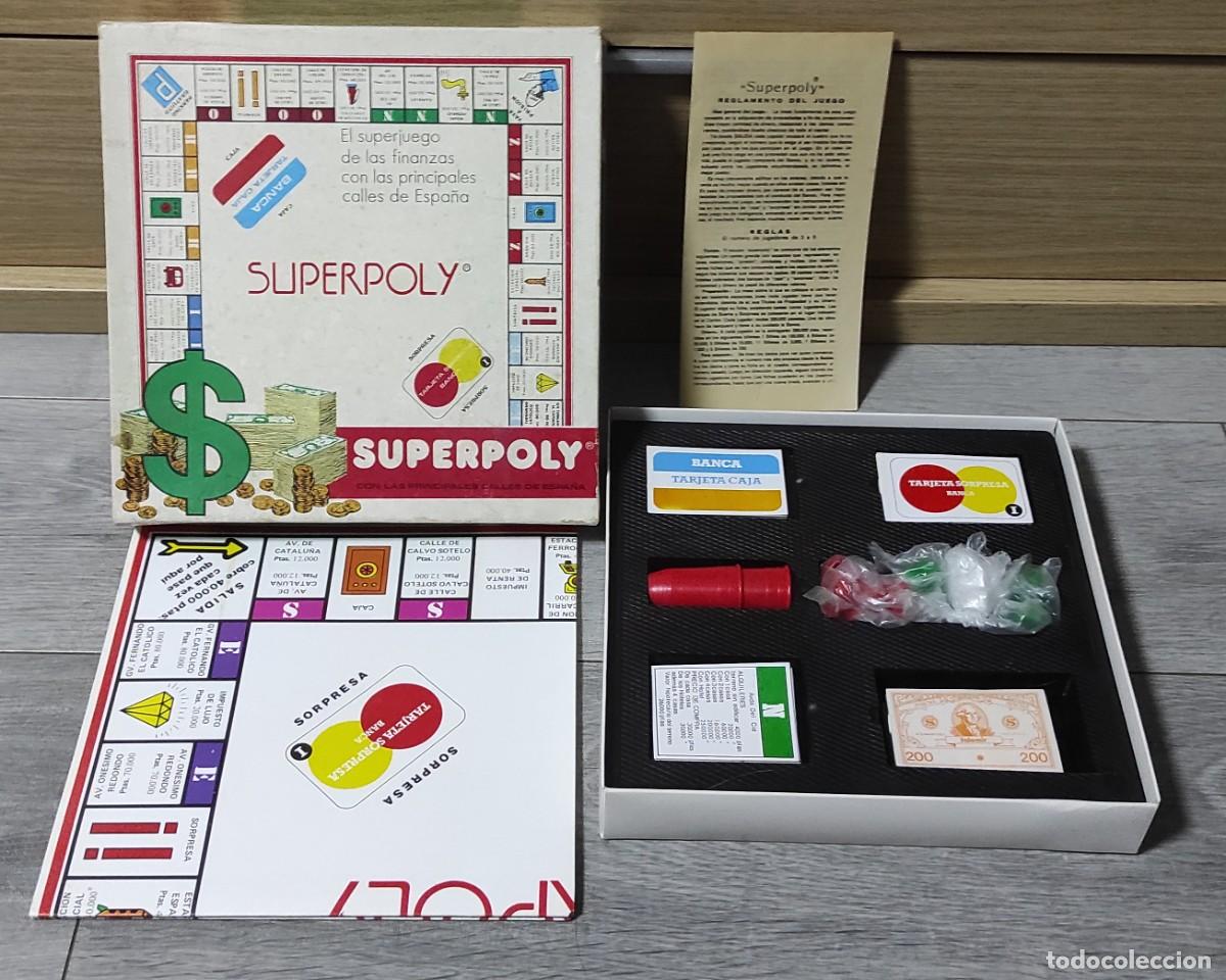 Juegos de mesa: Juego de mesa superpoly a&ntilde;os 80-90 completo - Foto 1