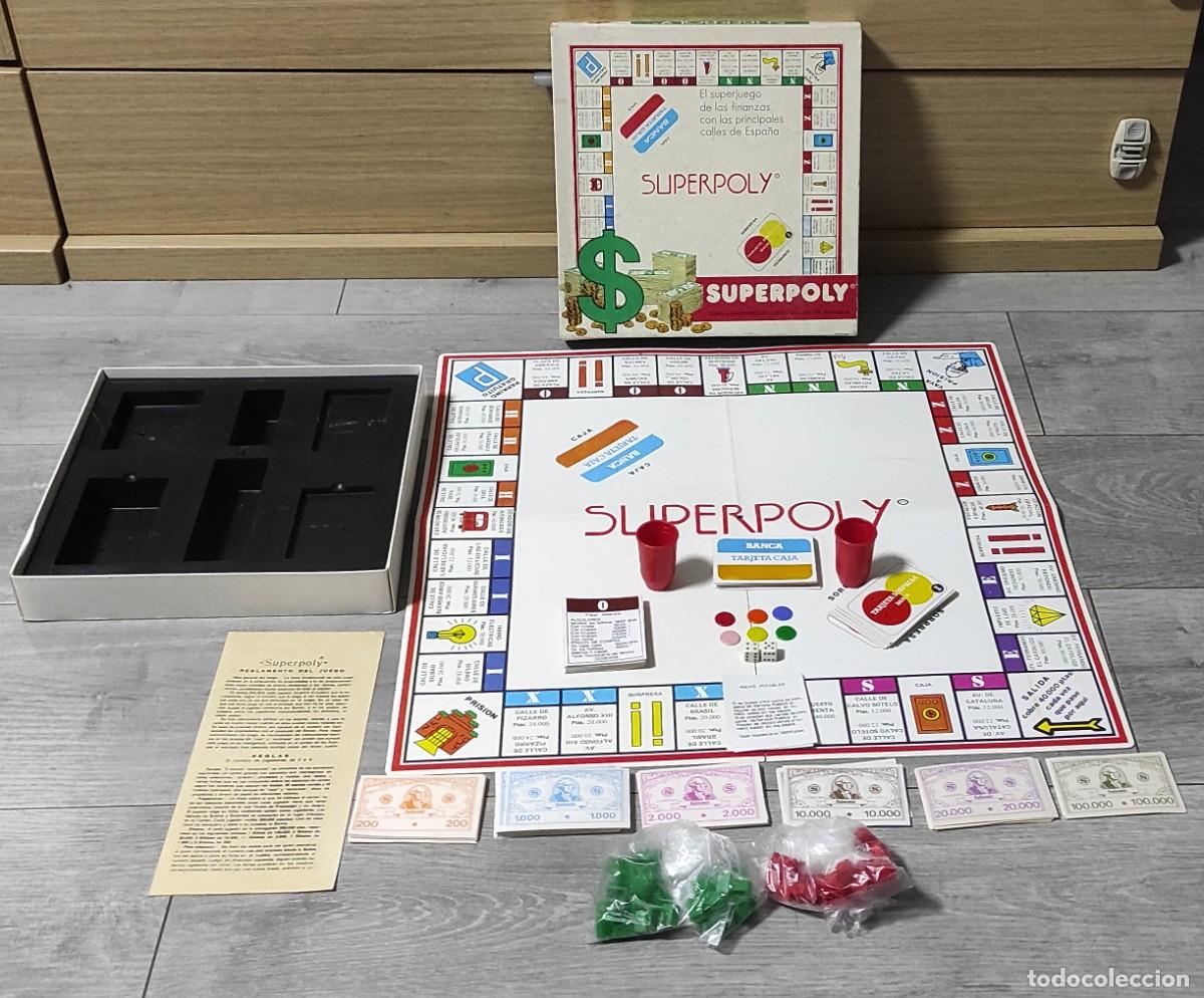 Juegos de mesa: Juego de mesa superpoly a&ntilde;os 80-90 completo - Foto 2