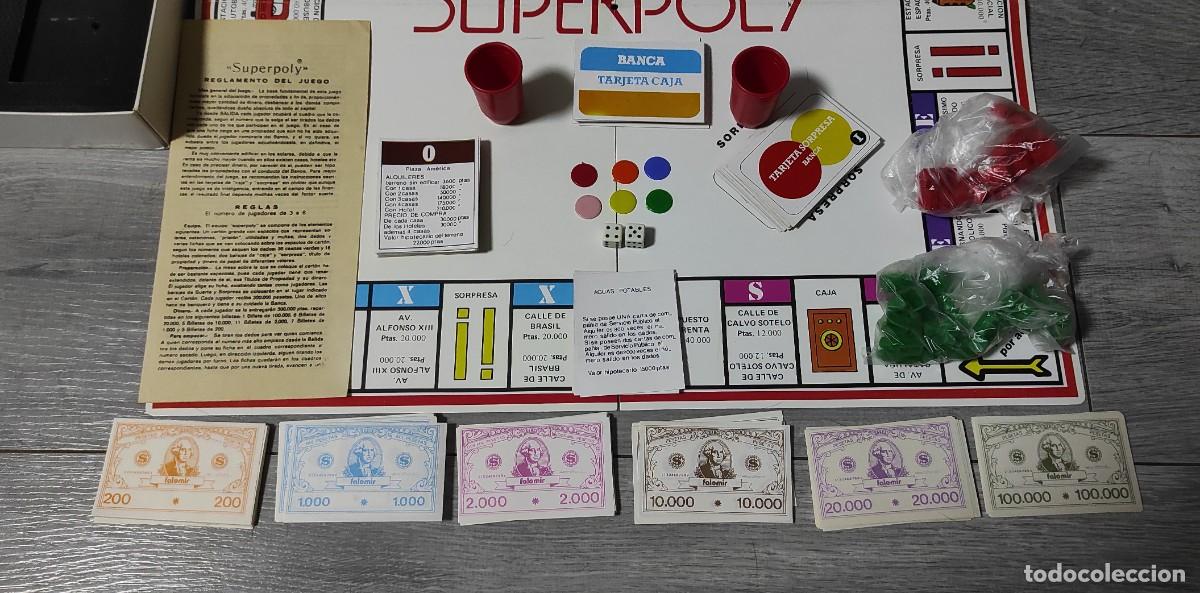 Juegos de mesa: Juego de mesa superpoly a&ntilde;os 80-90 completo - Foto 3