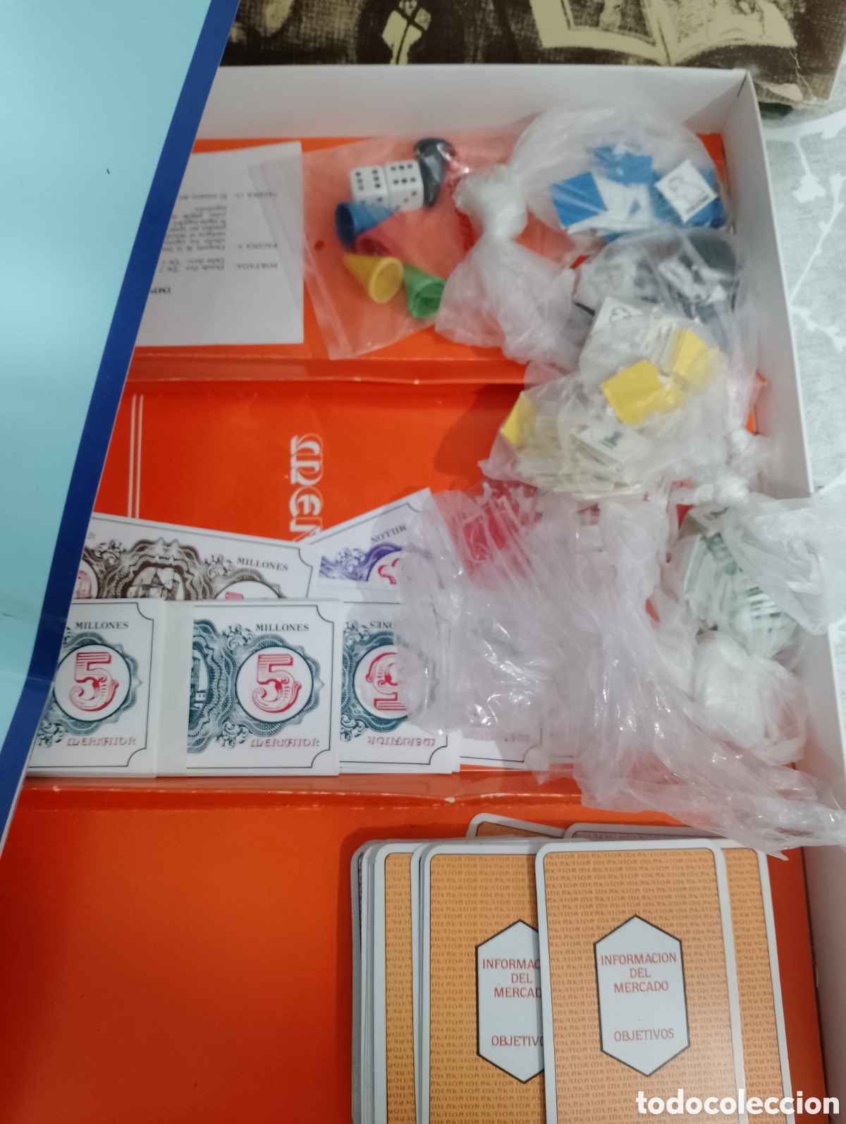 Juegos de mesa: Juego antiguo de mesa merkator completo - Foto 3