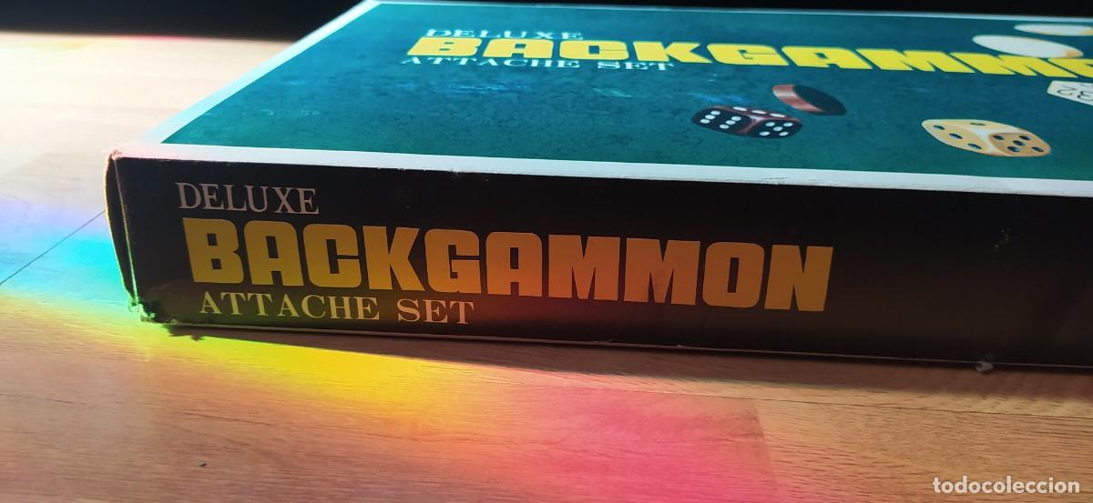 Juegos de mesa: BACKGAMMON DELUXE MALETIN ANTIGUO A&Ntilde;OS 80 - Foto 2