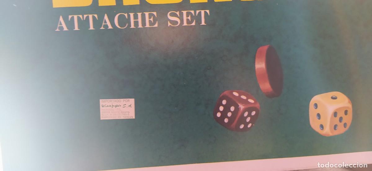 Juegos de mesa: BACKGAMMON DELUXE MALETIN ANTIGUO A&Ntilde;OS 80 - Foto 11
