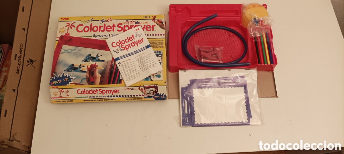 Juegos de mesa: ColorJet Sprayer Tyco 1993 - Foto 2