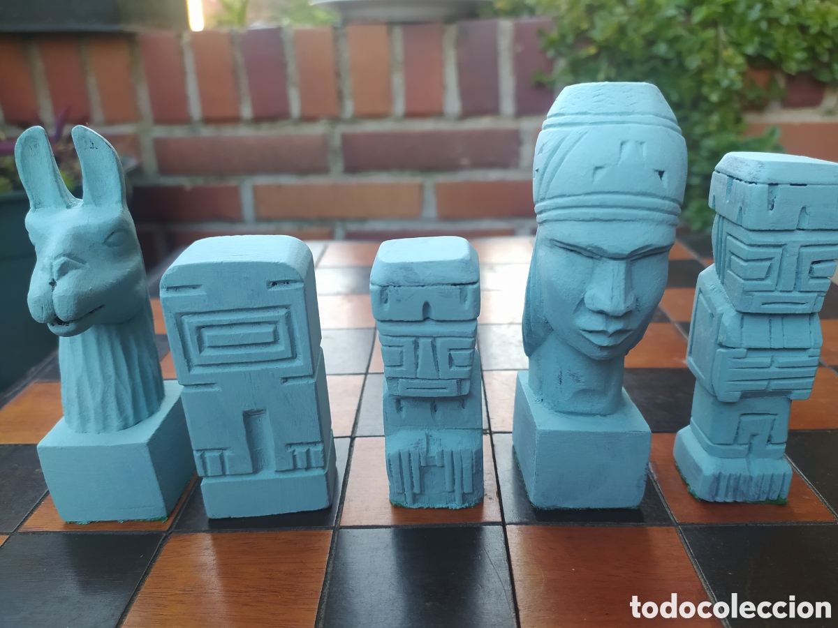 Juegos de mesa: Ajedrez Inca artesano - Foto 2