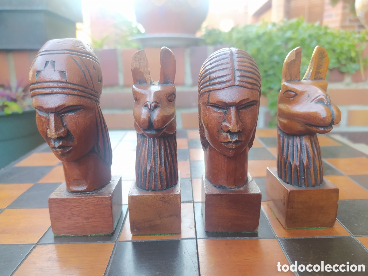 Juegos de mesa: Ajedrez Inca artesano - Foto 1