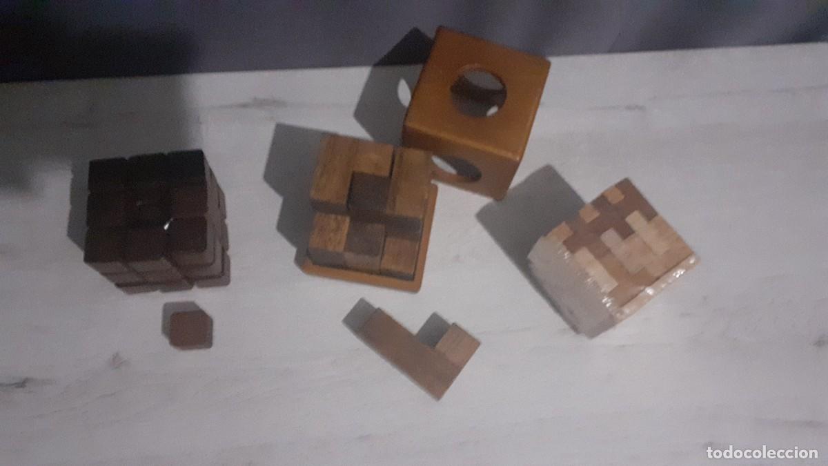 Juegos de mesa: Lote de 3 rompecabezas o cubos de madera. - Foto 5