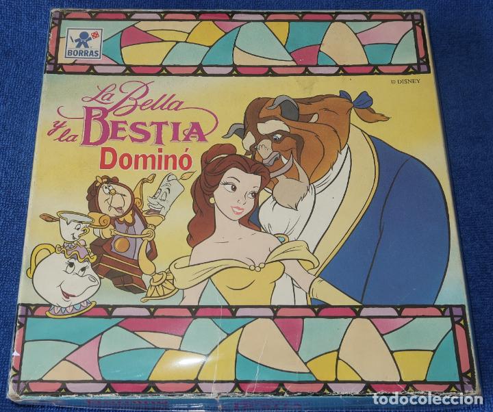 Juegos de mesa: Domin&oacute; - La bella y la bestia - Borras - Foto 1
