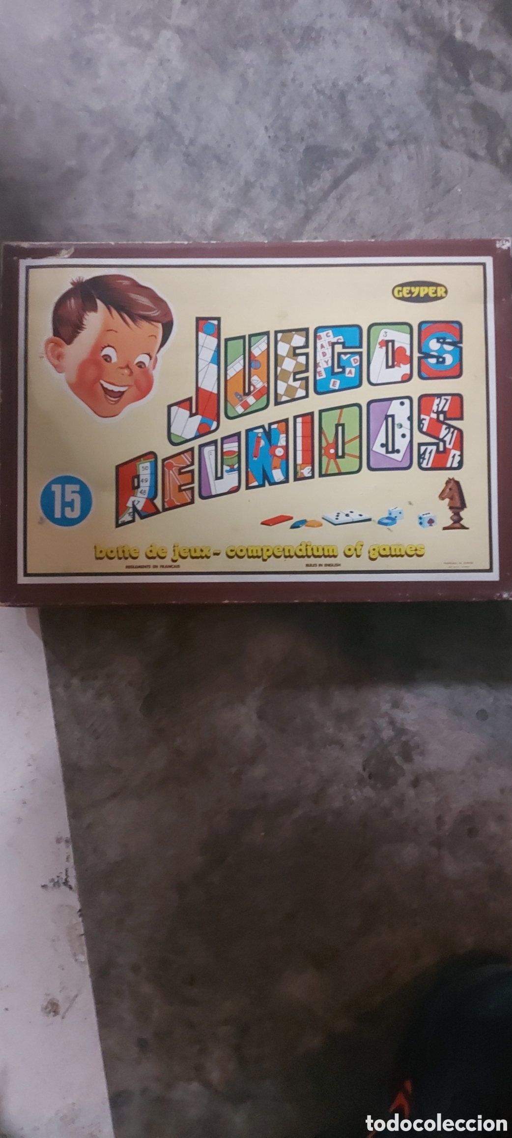 Juegos de mesa: Antiguo Juegos reunidos geyper - Foto 1