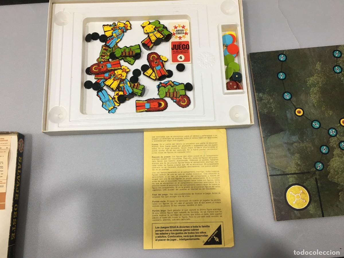 Juegos de mesa: JUEGO DE MESA SALVAJE OESTE DE EDUCA - Foto 3