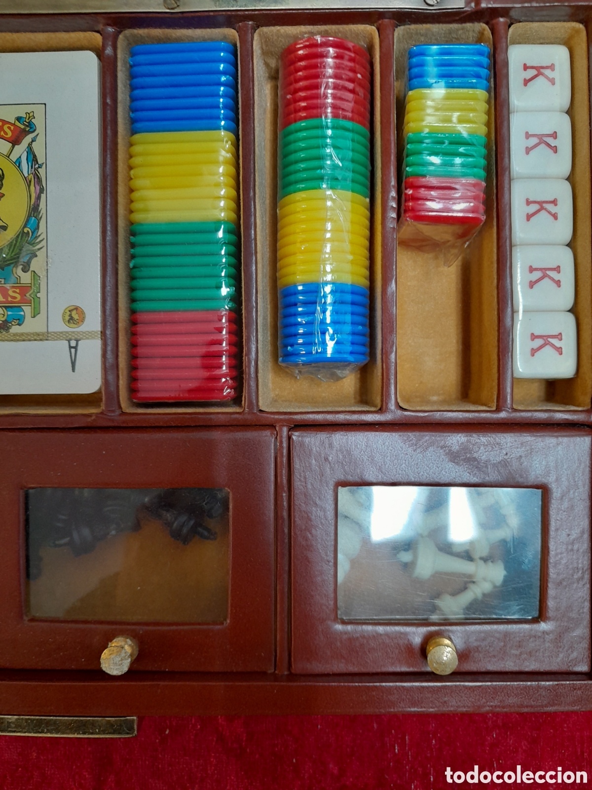 Juegos de mesa: ESTUCHE MALET&Iacute;N CON JUEGOS DE MESA. - Foto 4