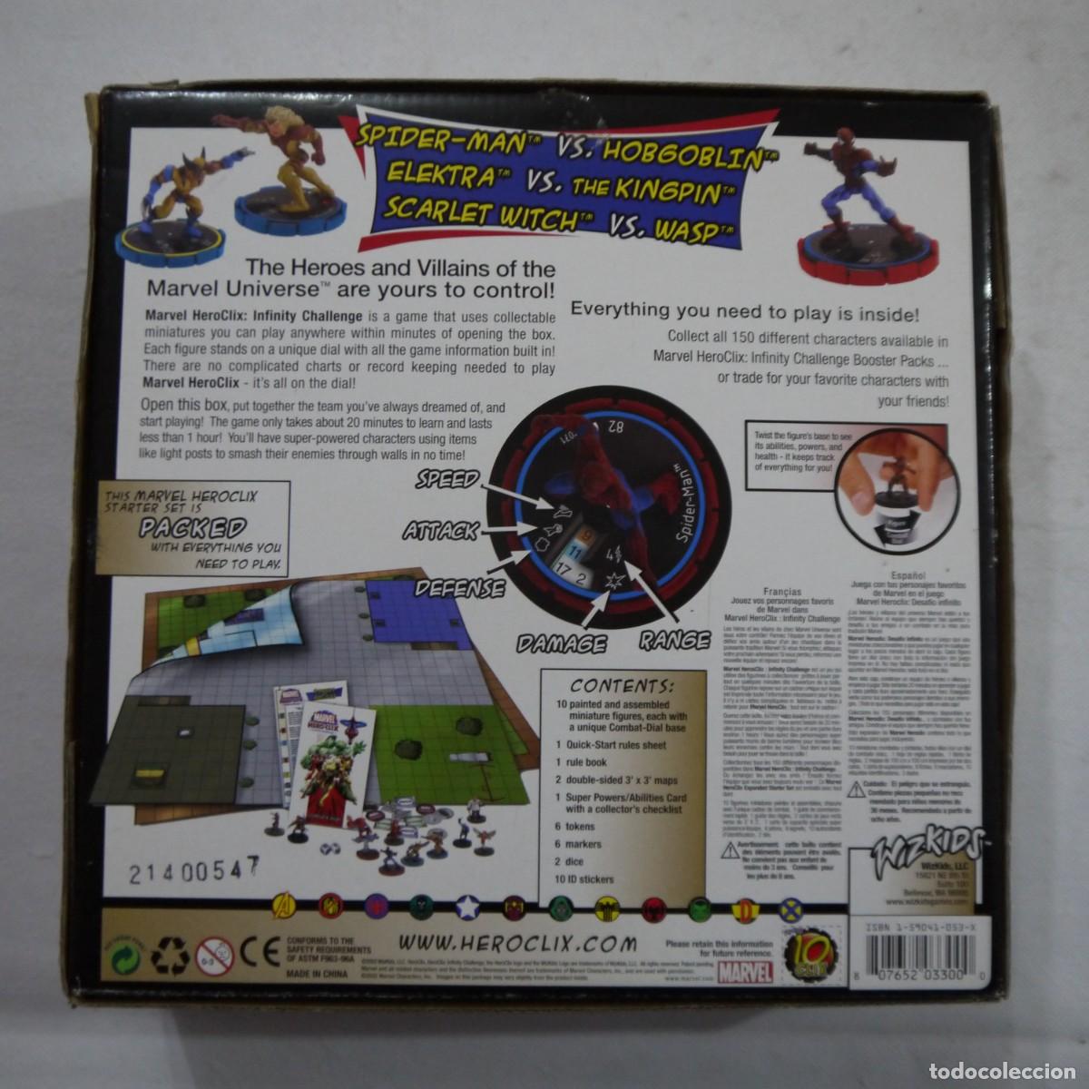 Juegos de mesa: MARVEL HEROCLIX INFINITY CHALLENGE - PRIMERA EDICI&Oacute;N - COMPLETO - Foto 3
