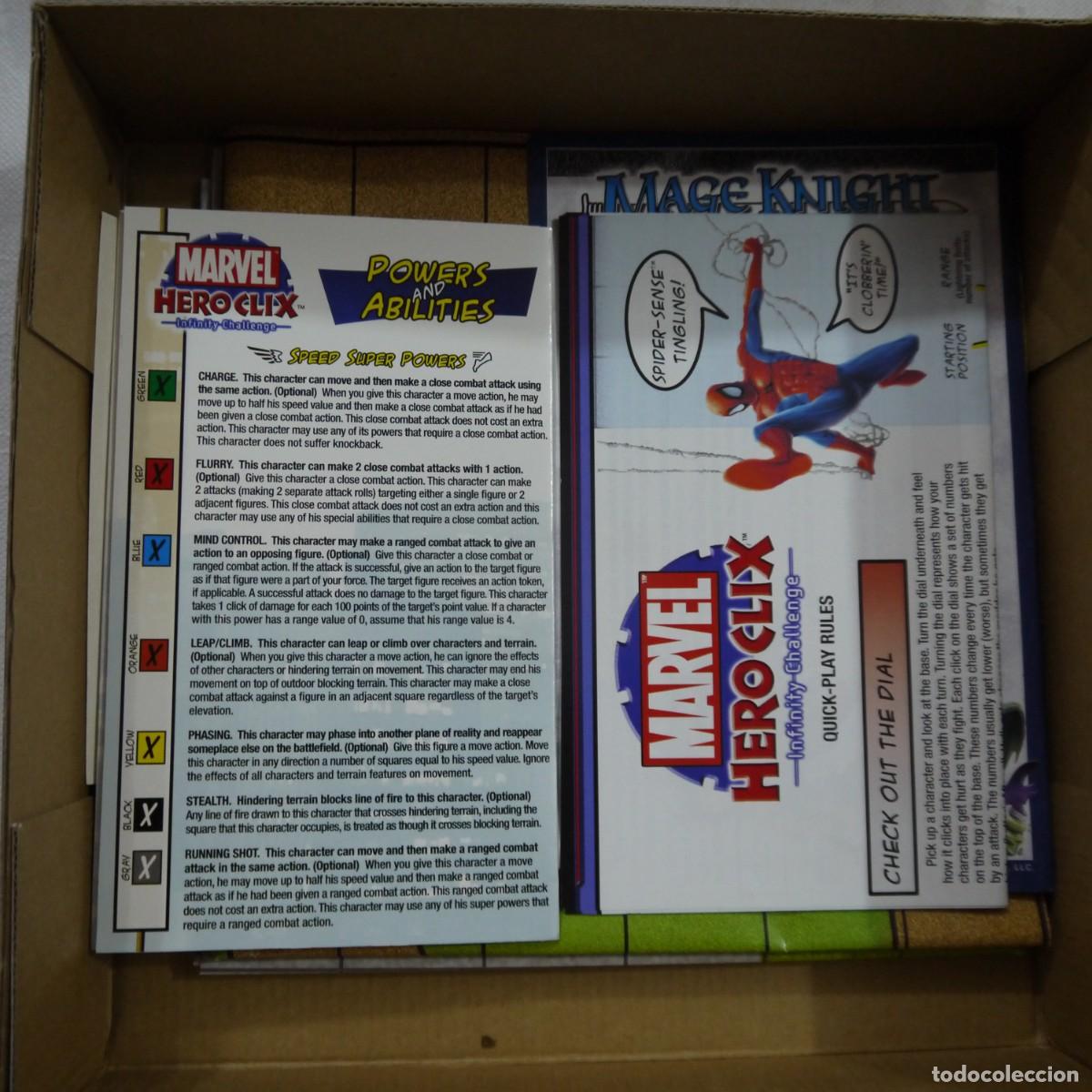 Juegos de mesa: MARVEL HEROCLIX INFINITY CHALLENGE - PRIMERA EDICI&Oacute;N - COMPLETO - Foto 10
