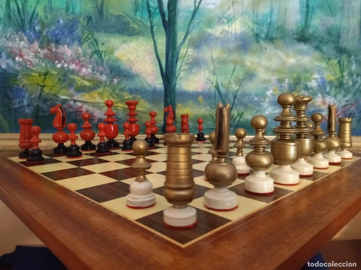 Juegos de mesa: AJEDREZ ANTIC REGNE FRANCES A&Ntilde;OS 50 - Foto 4