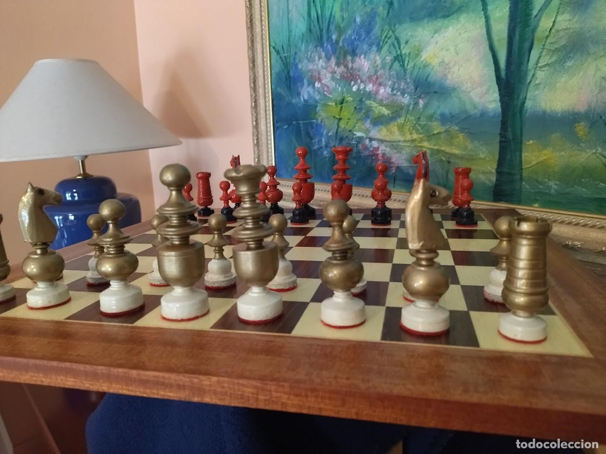 Juegos de mesa: AJEDREZ ANTIC REGNE FRANCES A&Ntilde;OS 50 - Foto 5