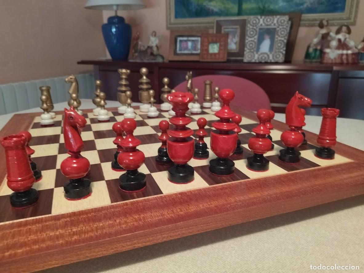Juegos de mesa: AJEDREZ ANTIC REGNE FRANCES A&Ntilde;OS 50 - Foto 14