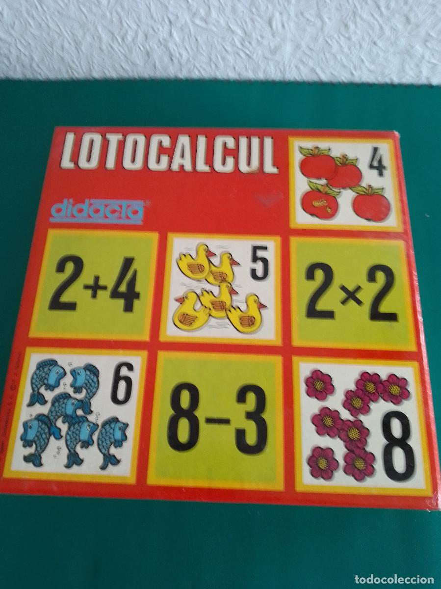 Juegos de mesa: LOTOCALCUL 1979 de DIDACTA. - Foto 1
