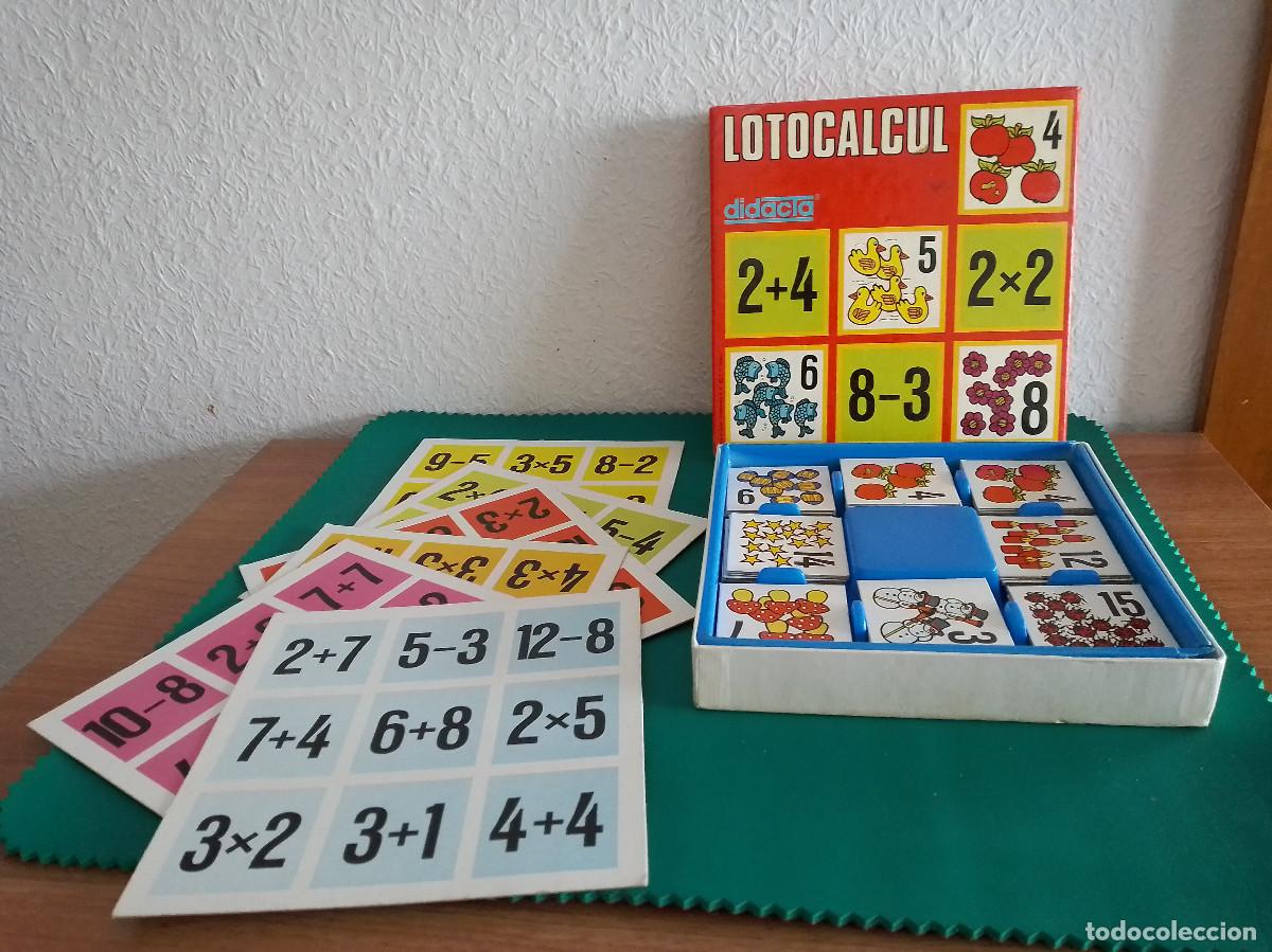 Juegos de mesa: LOTOCALCUL 1979 de DIDACTA. - Foto 2