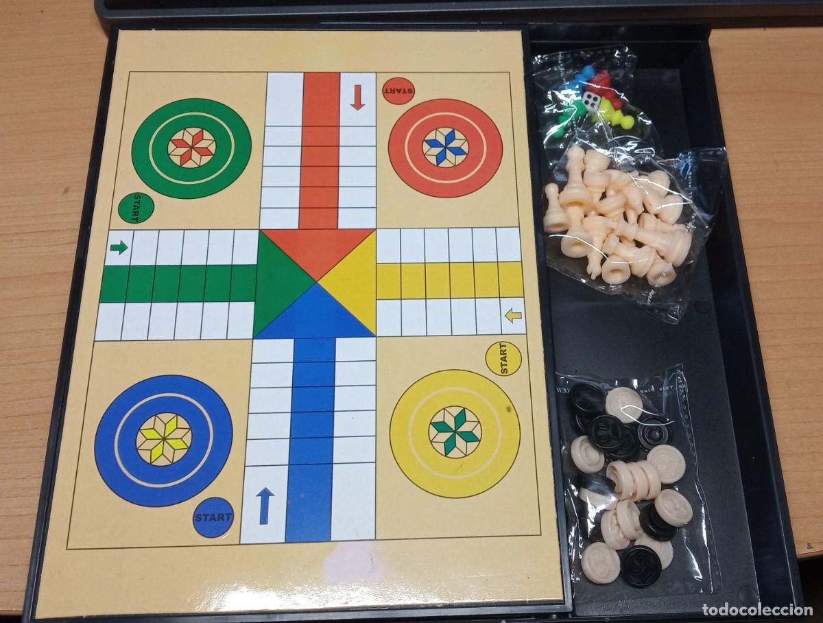 Juegos de mesa: Multijuego 5 en 1 (ajedrez, parchis y oca) - Foto 3
