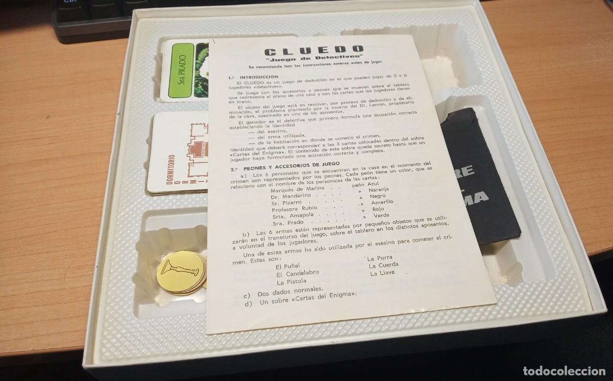 Juegos de mesa: Cluedo del 1974 - Foto 3