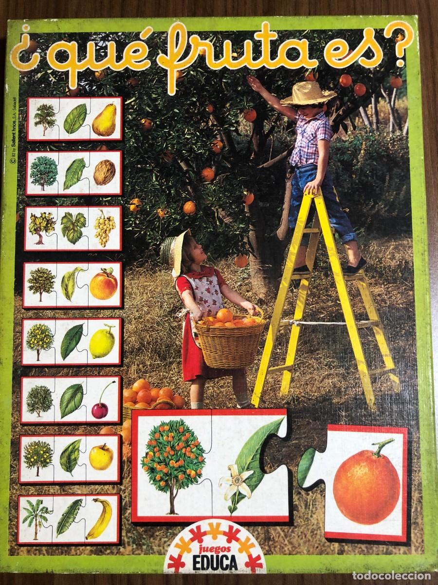 Juegos de mesa: Juego antiguo que fruta es? Educa 1982 - Foto 9