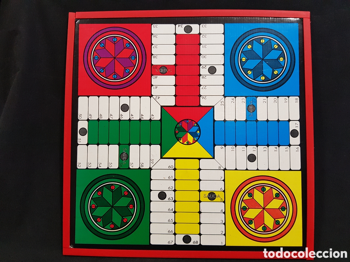 Juegos de mesa: TABLERO DE DOS CARAS JUEGO DE LA OCA Y PARCH&Iacute;S - Foto 3