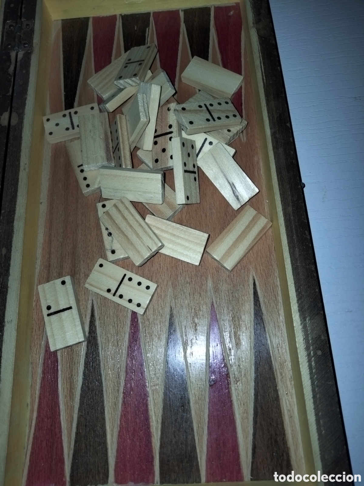 Juegos de mesa: Multijuego plegable. Ajedrez,damas, backgammon y domin&oacute;. - Foto 3
