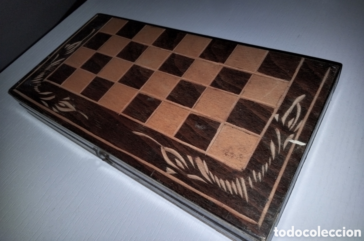 Juegos de mesa: Multijuego plegable. Ajedrez,damas, backgammon y domin&oacute;. - Foto 7