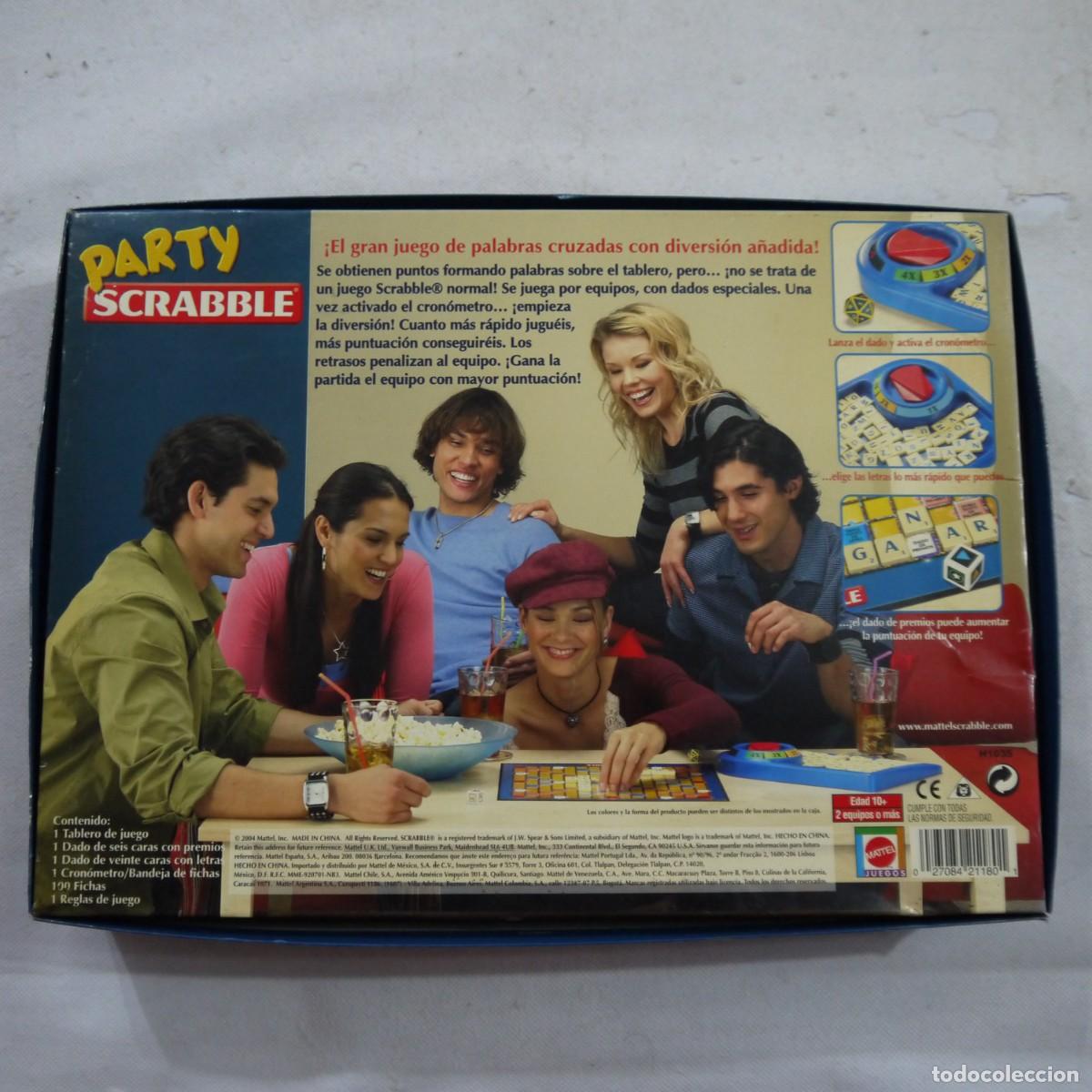 Juegos de mesa: PARTY SCRABBLE - MATTEL - 2004 - Foto 2