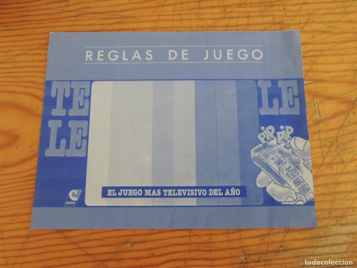 Juegos de mesa: JUEGO DE MESA TELELE - MARCA CEFA - 1990 - Foto 8