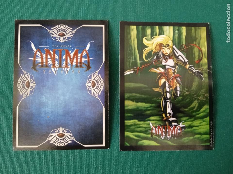 Juegos de mesa: ANIME TACTICS - DOS CROMOS O FICHAS - Foto 1