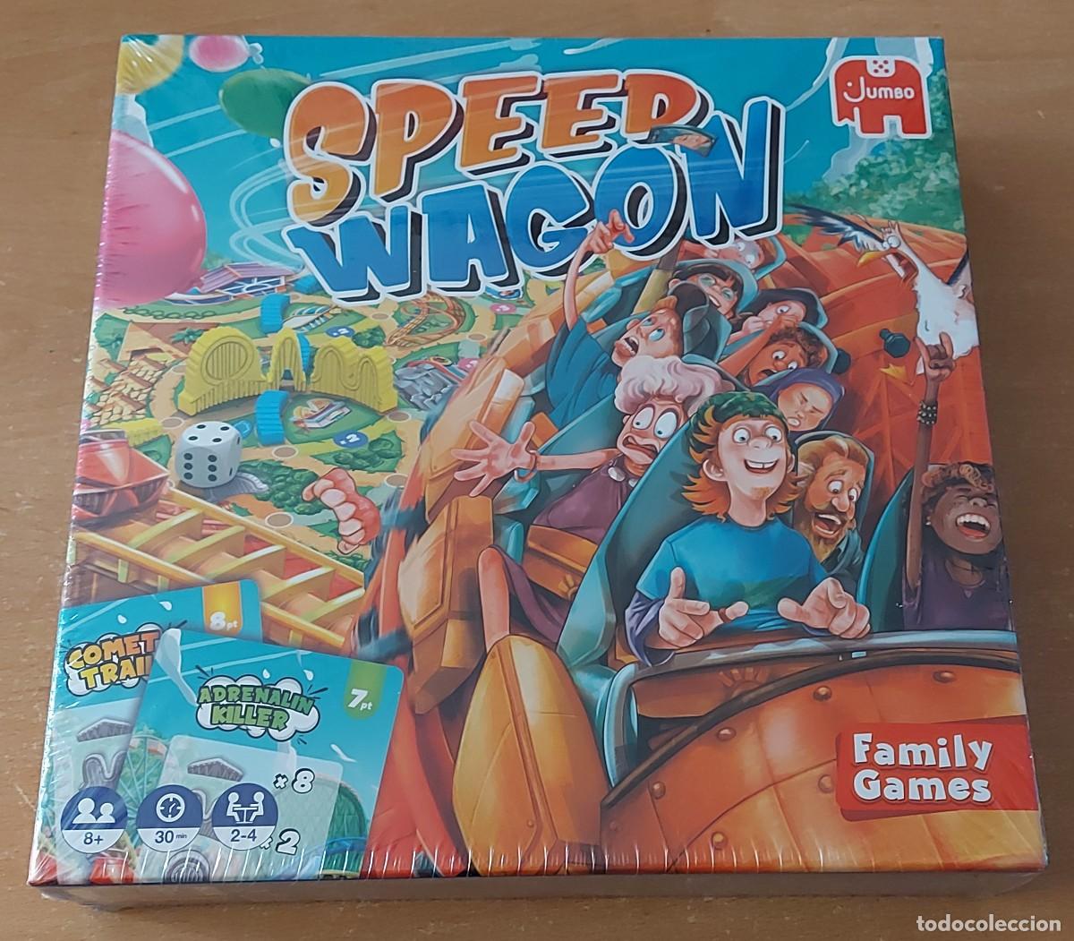 Juegos de mesa: SPEED WAGON JUEGO MESA JUMBO COMO NUEVO - Foto 1