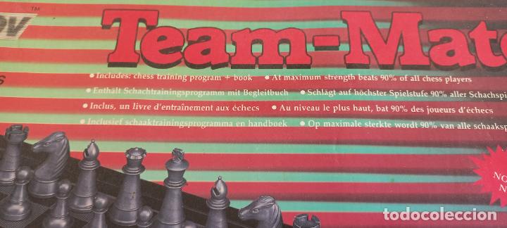 Juegos de mesa: AJEDREZ ELECTRONICO SAITEK TEAM-MATE CHESS COMPUTER. KASPAROV COMPUTADORA. 1988. FUNCIONANDO. - Foto 4