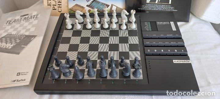 Juegos de mesa: AJEDREZ ELECTRONICO SAITEK TEAM-MATE CHESS COMPUTER. KASPAROV COMPUTADORA. 1988. FUNCIONANDO. - Foto 6