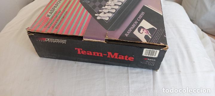 Juegos de mesa: AJEDREZ ELECTRONICO SAITEK TEAM-MATE CHESS COMPUTER. KASPAROV COMPUTADORA. 1988. FUNCIONANDO. - Foto 22