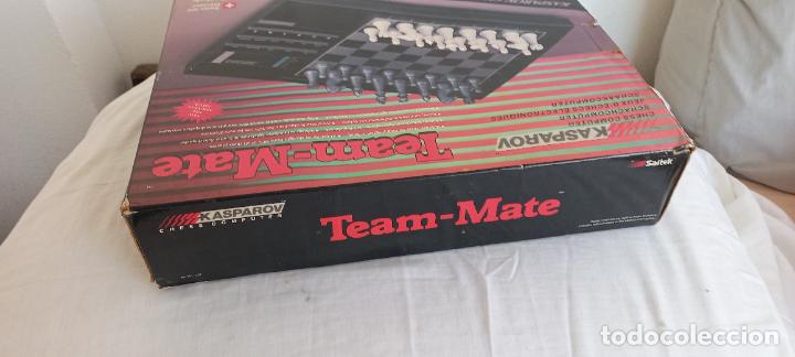 Juegos de mesa: AJEDREZ ELECTRONICO SAITEK TEAM-MATE CHESS COMPUTER. KASPAROV COMPUTADORA. 1988. FUNCIONANDO. - Foto 23