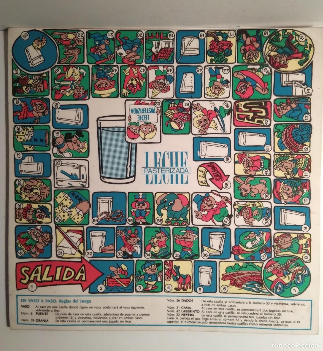 Juegos de mesa: Juego de la Oca, publicidad Leche Pasterizada - Foto 1