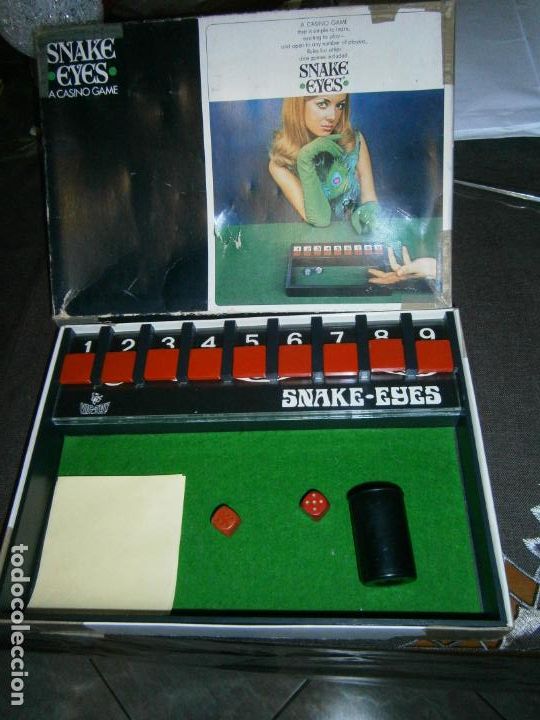 Juegos de mesa: ANTIGUO JUEGO DE MESA - SNAKE EYES - Foto 2