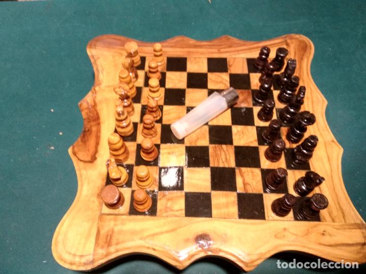 tablero ajedrez con compartimentos con dos jueg - Comprar Jogos de mesa  antigos no todocoleccion