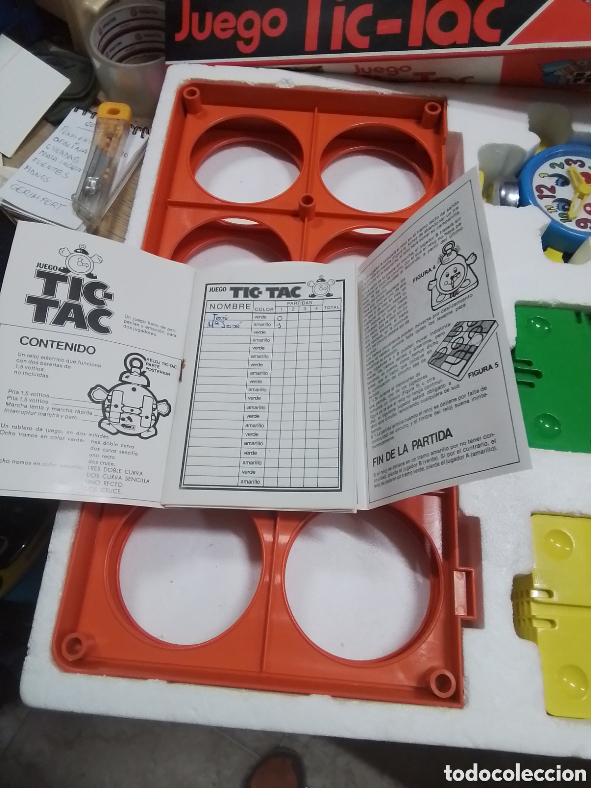 Juegos de mesa: Juego Tic-Tac - Ratitos Feber - 1970 - Foto 3