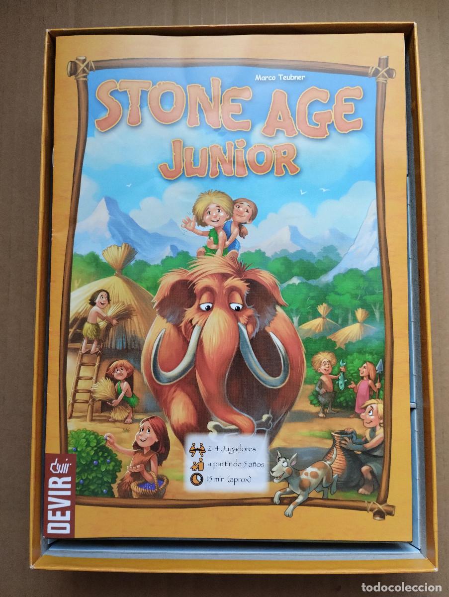 Juegos de mesa: STONE AGE JUNIOR - LA EDAD DE PIEDRA - DEVIR - EXCELENTE ESTADO Y COMPLETO - Foto 2