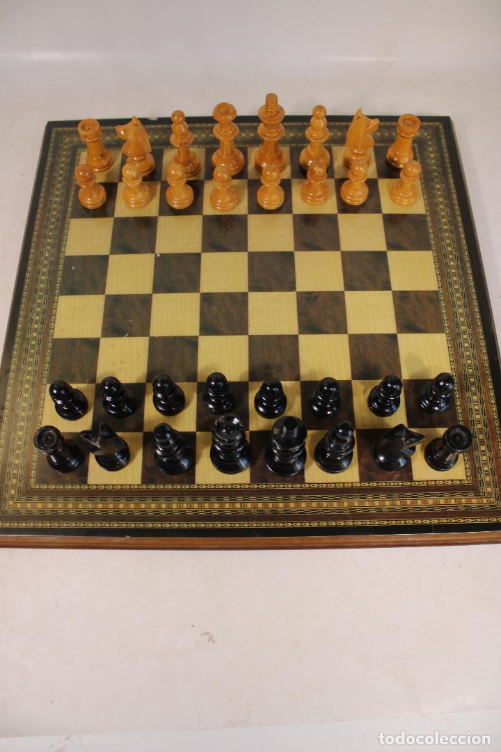 Juegos de mesa: juego de ajedrez de madera - Foto 3