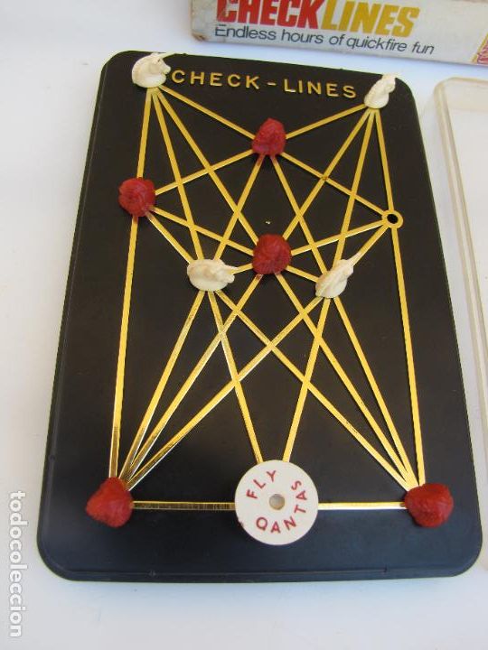 Juegos de mesa: 59.- Check &ndash; lines a Tri-ang games. England - Foto 7
