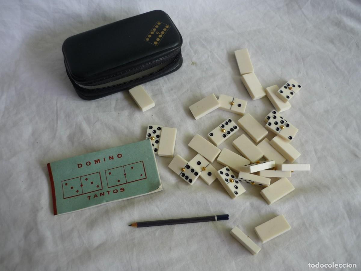 Juegos de mesa: Domin&oacute; de viaje, con libreta y lapicero, completo - Foto 2