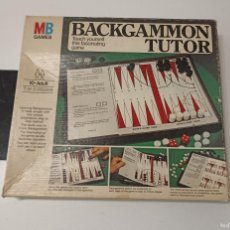 Juegos de mesa: JUEGO DE MESA VINTAGE DE 1975,BACKGAMMON TUTOR ,MB GAMES, COMPLETO CON 30 FICHAS,4 DADOS