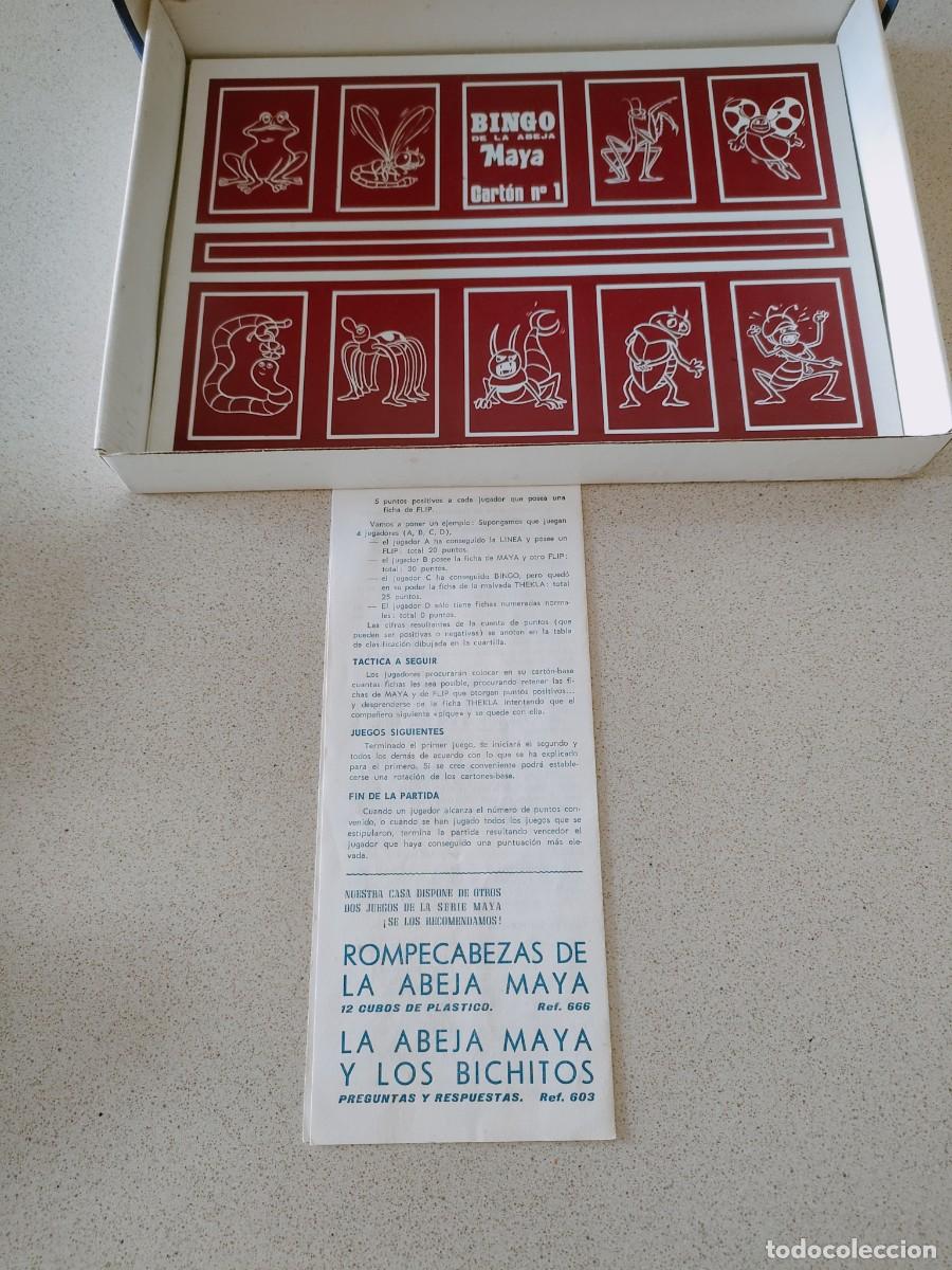 Juegos de mesa: BINGO DE LA ABEJA MAYA A&Ntilde;OS 70 - DALMAU - Foto 4