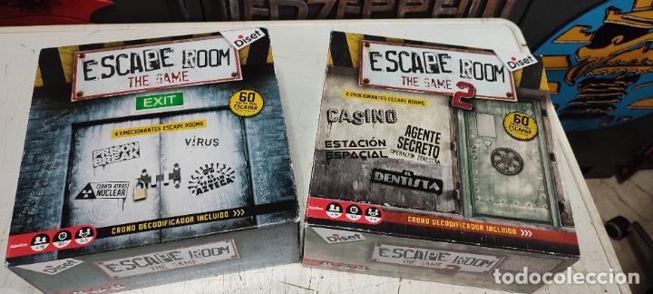 Juegos de mesa: escape room 1 y 2 de diset - Foto 1