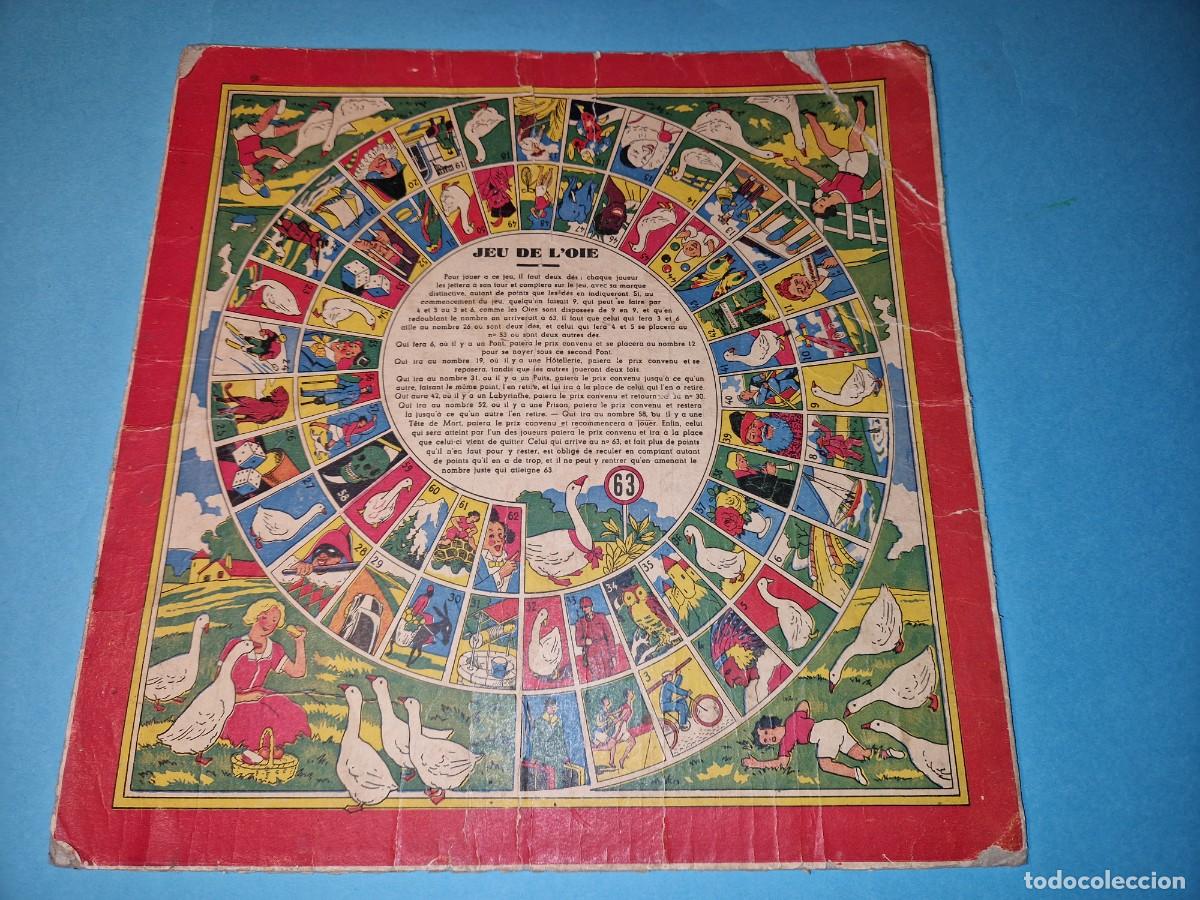 Juegos de mesa: ANTIGUO JUEGO DE LA OCA - Foto 1